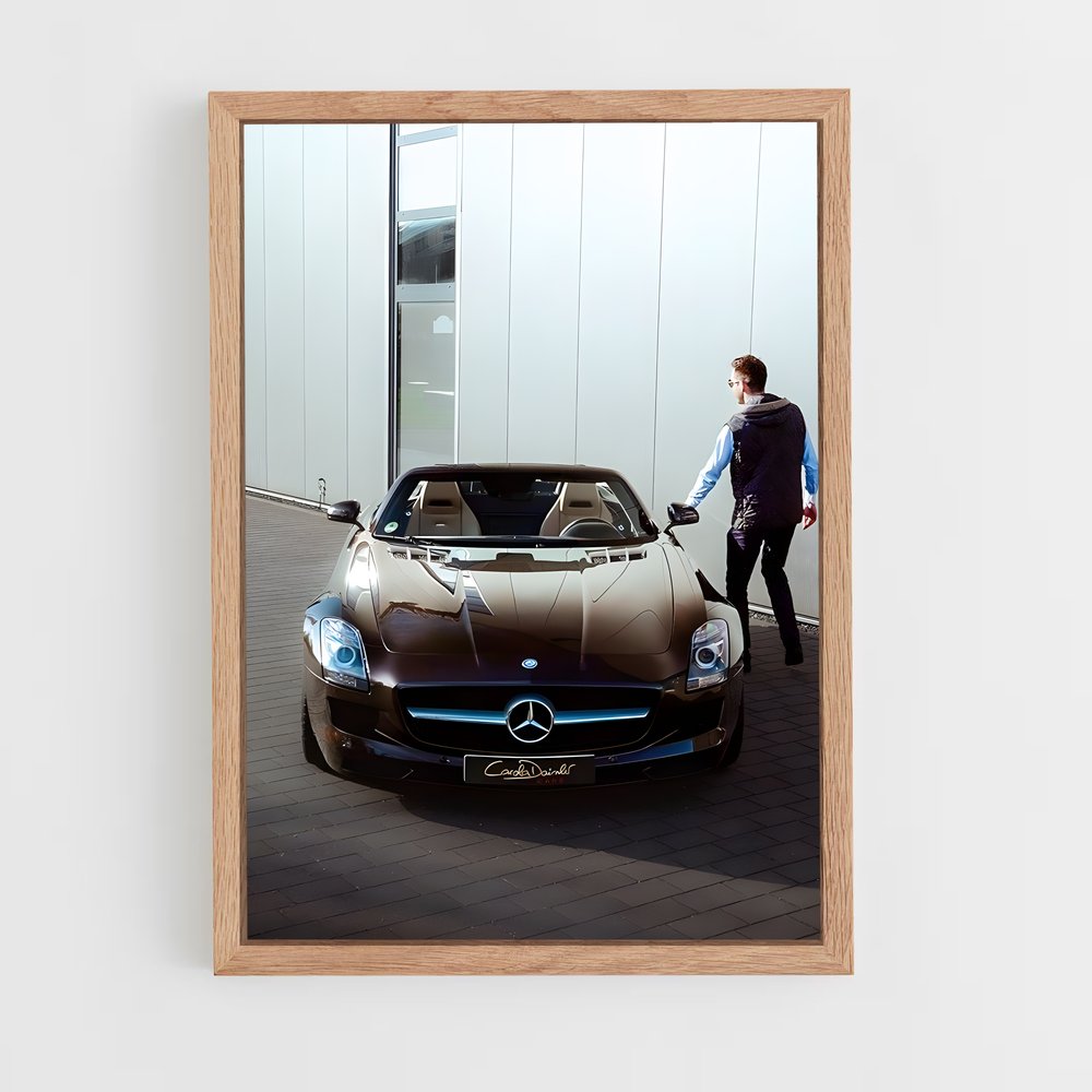 Poster Le Maître de la Route – affiche Mercedes (vue 4)